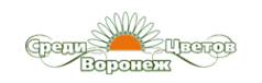 Логотип компании Среди цветов