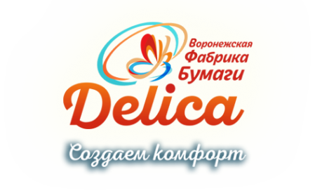 Логотип компании Фабрика бумаги Delica