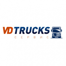 Логотип компании VDTrucks, грузовой автосервис