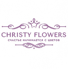 Логотип компании Салон цветов Christy Flowers